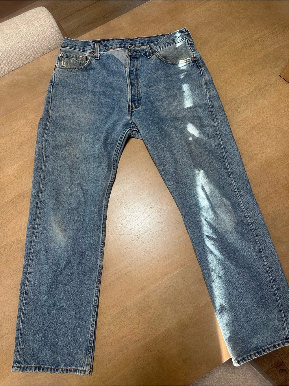 Vintage Levi’s 501 Jeans Made In USA W34 L30 Straight Leg
